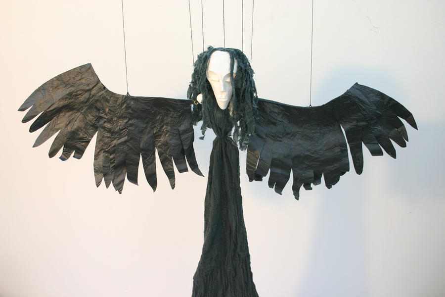 Puppet Cancer Angel Angel of Death puppet by impsandthings on DeviantArt