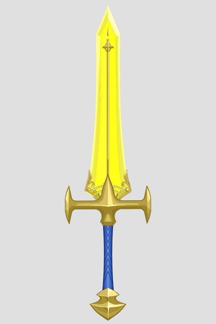 The Holy Golden Fire Sword by BaronBarrel on DeviantArt