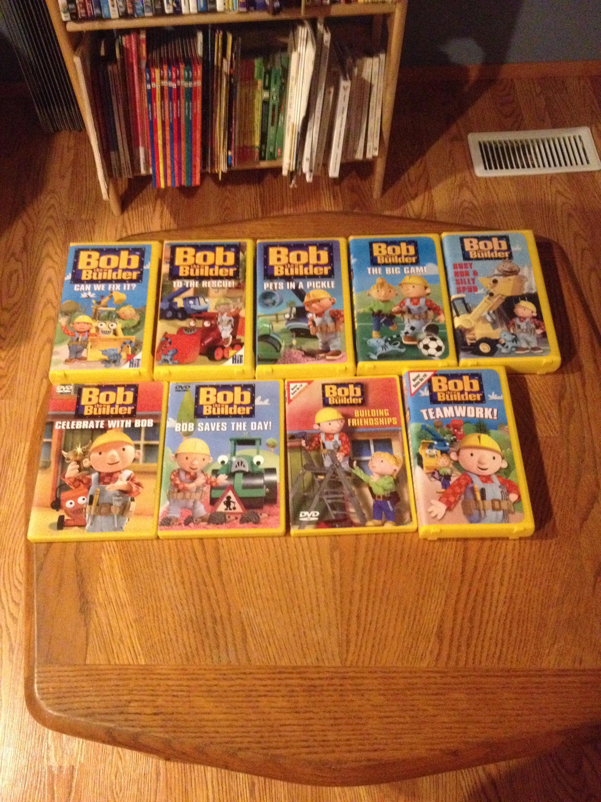 My BBob The Builder VHS and DVD Collection. by TimD1999 on DeviantArt