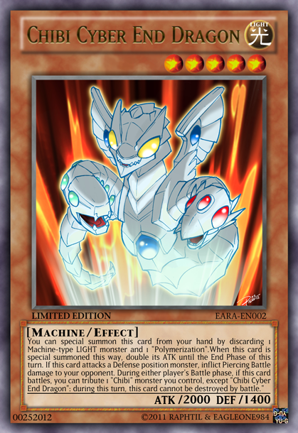 Chibi Cyber End Dragon - Raphtil FAN Card