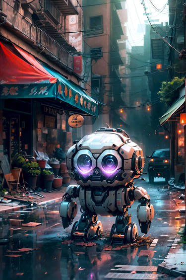 Cute Robot Companion