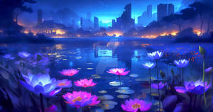 Pond Filled With Flower