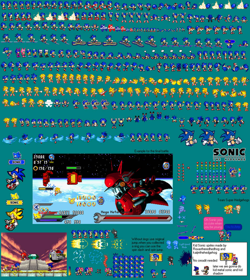 Super Sonic Sprite Sheet {My Palette} by RedDaDoucheHog on DeviantArt