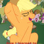 Applejack Riding the Bomb