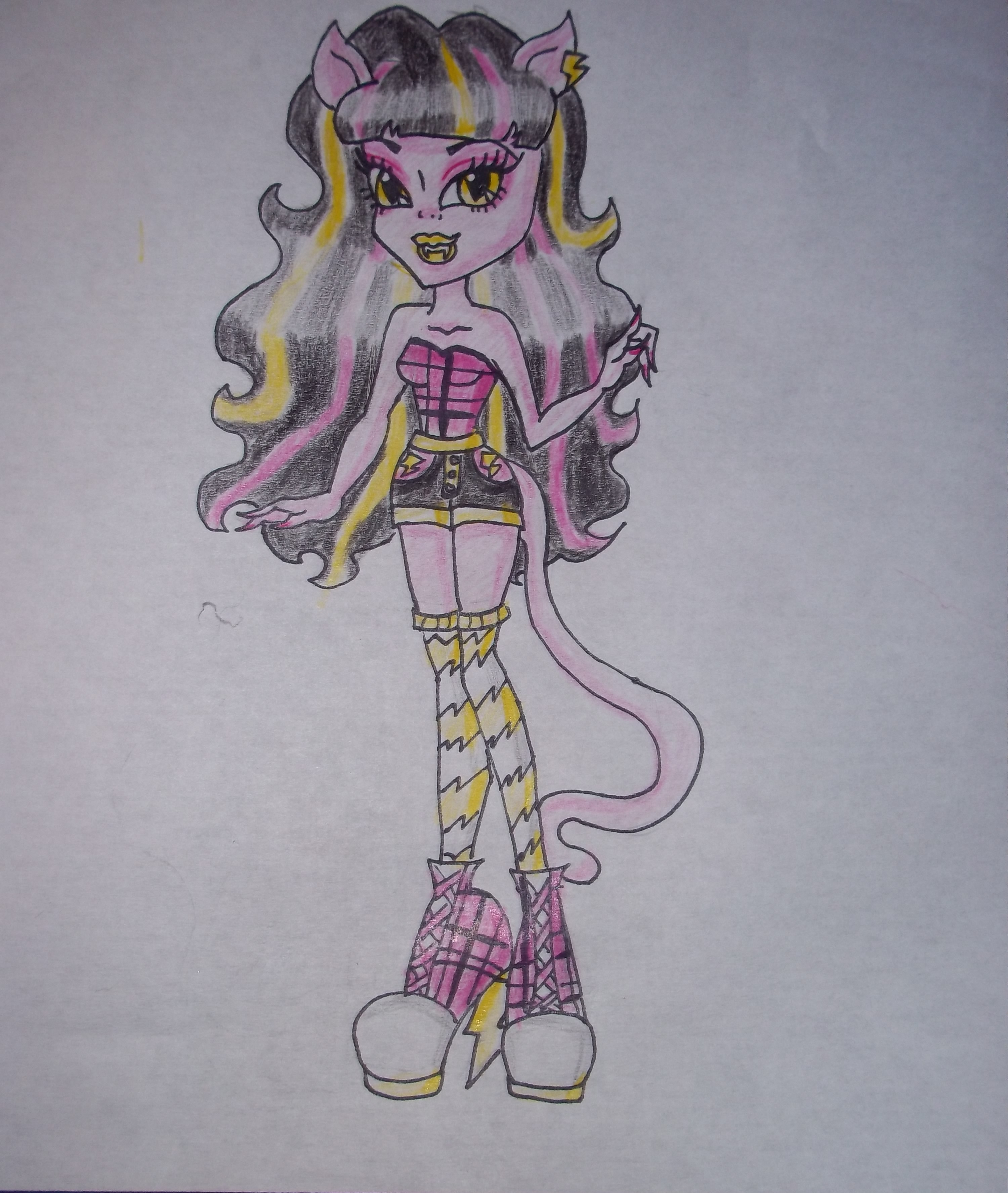 Amanda Kratzen Monster High OC new artwork