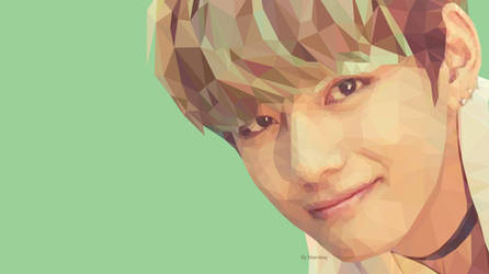 Kim Taehyung (BTS V) Fan Art_DesktopBGVersion