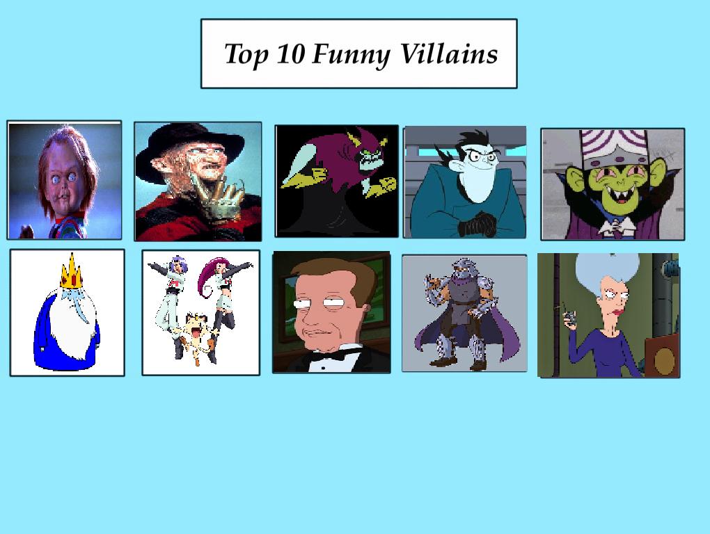 Top 10 Funny Villains Meme by Eddsworldfangirl97 on DeviantArt