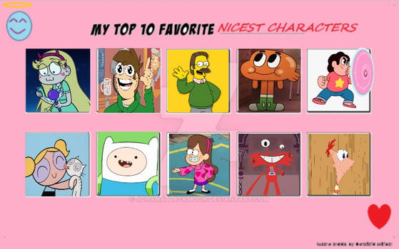 Top 10 Nicest Characters