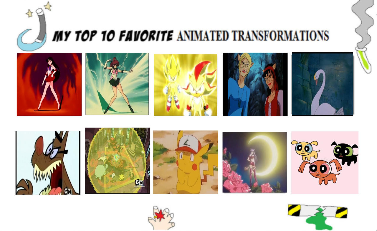 Transformation Examples Cartoon Top 10 Animated Transformations by Eddsworldfangirl97 on DeviantArt