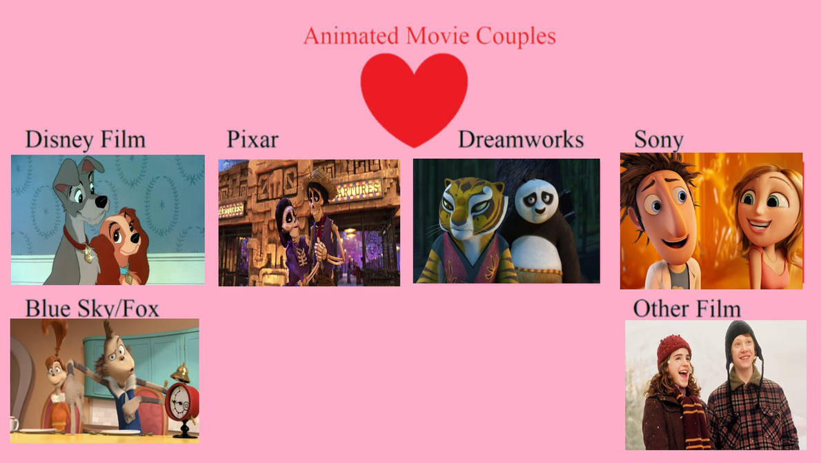 Animated Movie Couples by Eddsworldfangirl97 on DeviantArt Animated Movie Couples by Eddsworldfangirl97 on DeviantArt