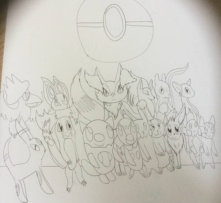 Outline Drawing Pokemon Rockingtons Pokemon outline by Eddsworldfangirl97 on DeviantArt