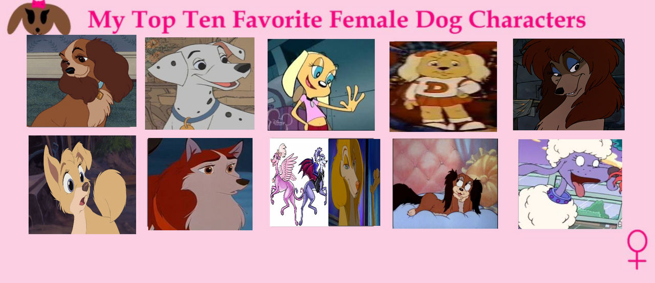 Deviantart Characters Dogs Top 10 Female Dog Characters by Eddsworldfangirl97 on DeviantArt