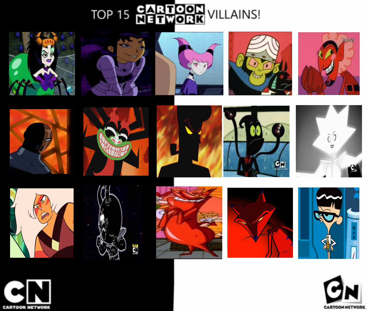 Top 15 Cartoon Network Villains by Eddsworldfangirl97 on DeviantArt