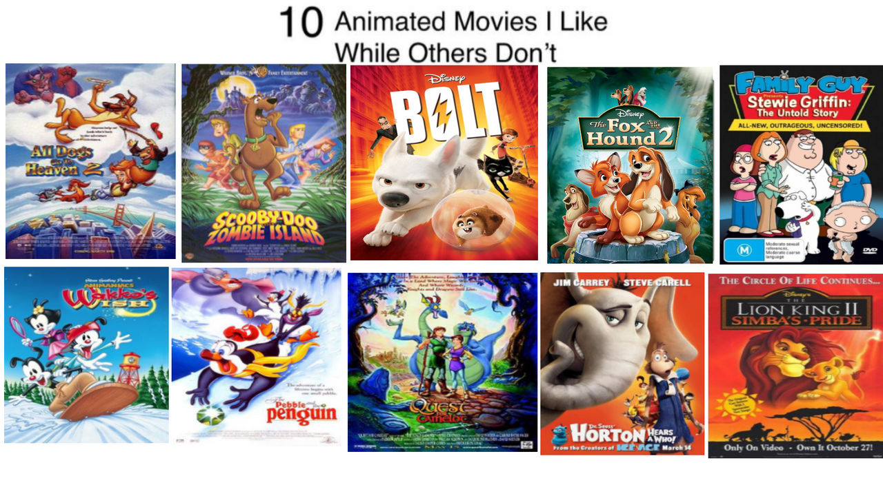 Top 10 Animated Movies I Like While Others Hate by Eddsworldfangirl97 on  DeviantArt