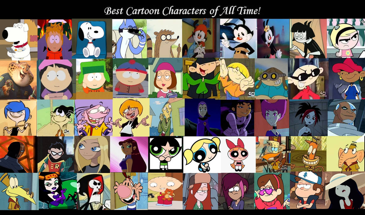 Best 50 Cartoon Characters by Eddsworldfangirl97 on DeviantArt