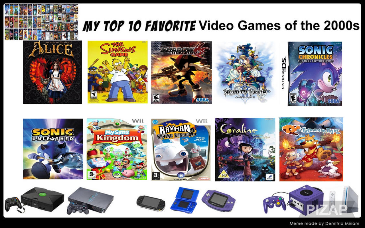 Top 10 Favourite Video Games of the 2000s by Eddsworldfangirl97 on ...