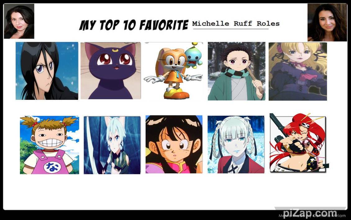 Top 10 Michelle Ruff Roles by Eddsworldfangirl97 on DeviantArt