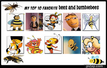 Top 10 Bees and Bumblebees