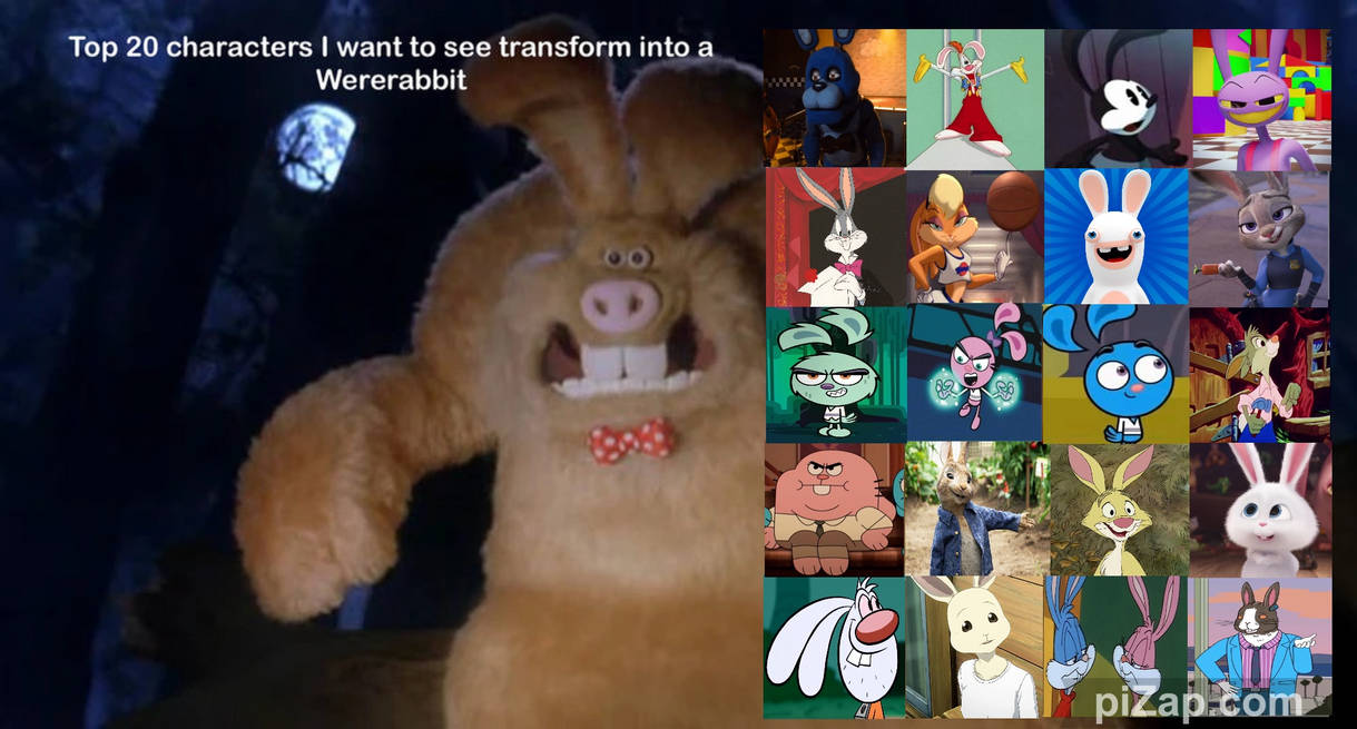 Top 20 Rabbits to transform into wererabbit by Eddsworldfangirl97 on ...