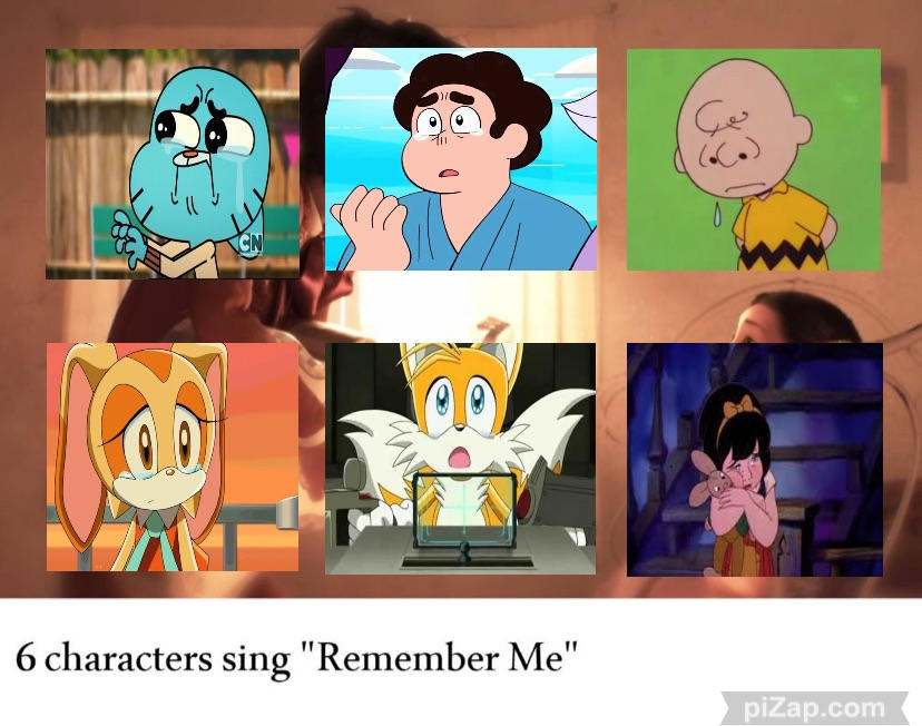 6 Characters sing Remember Me by Eddsworldfangirl97 on DeviantArt