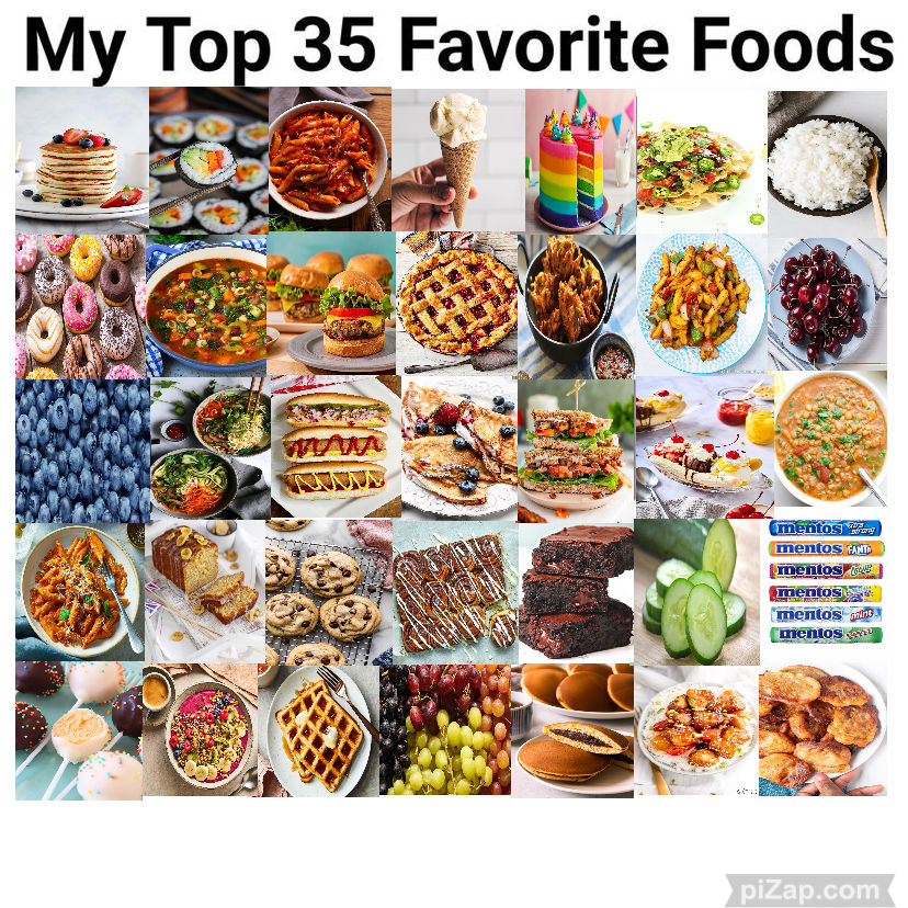 Top 35 Favourite Foods by Eddsworldfangirl97 on DeviantArt