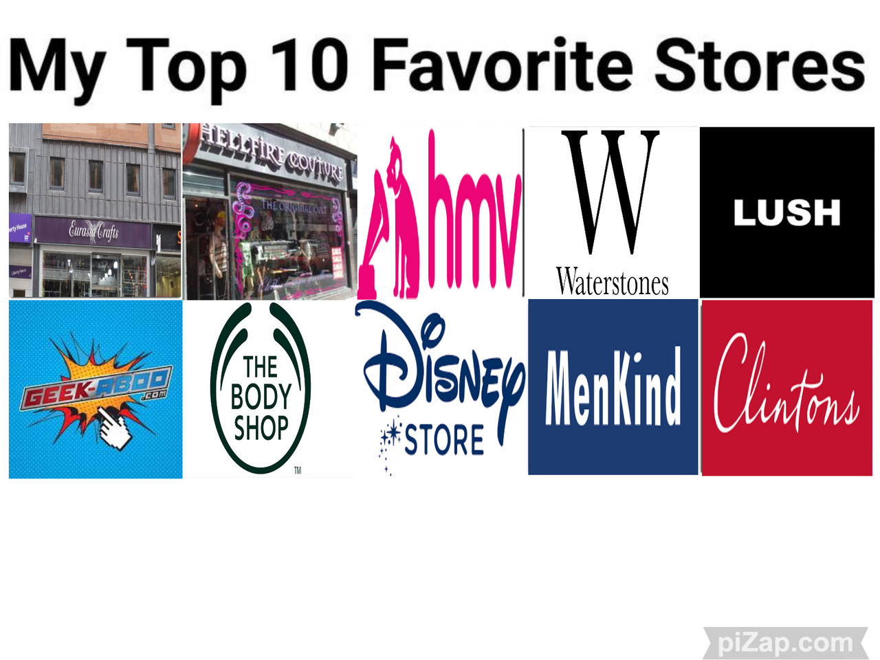 Top 10 Favourite Stores by Eddsworldfangirl97 on DeviantArt