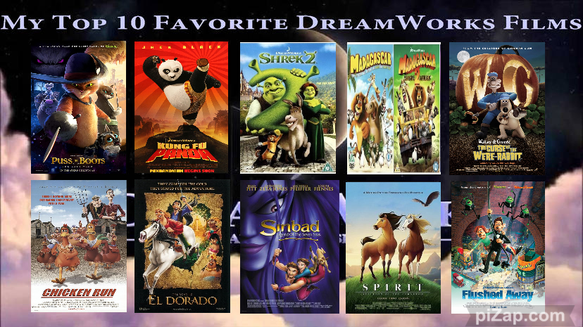7 Dreamworks Top 10 Dreamworks Movies by Eddsworldfangirl97 on DeviantArt