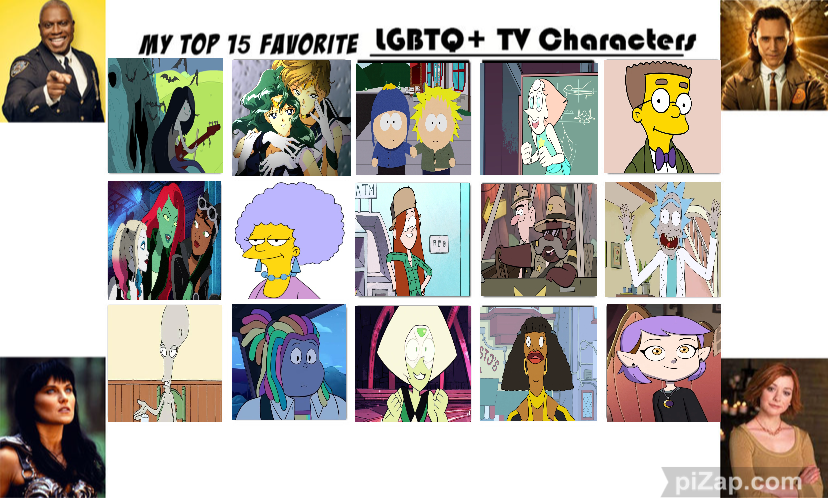 Top 15 LGBT TV Characters by Eddsworldfangirl97 on DeviantArt