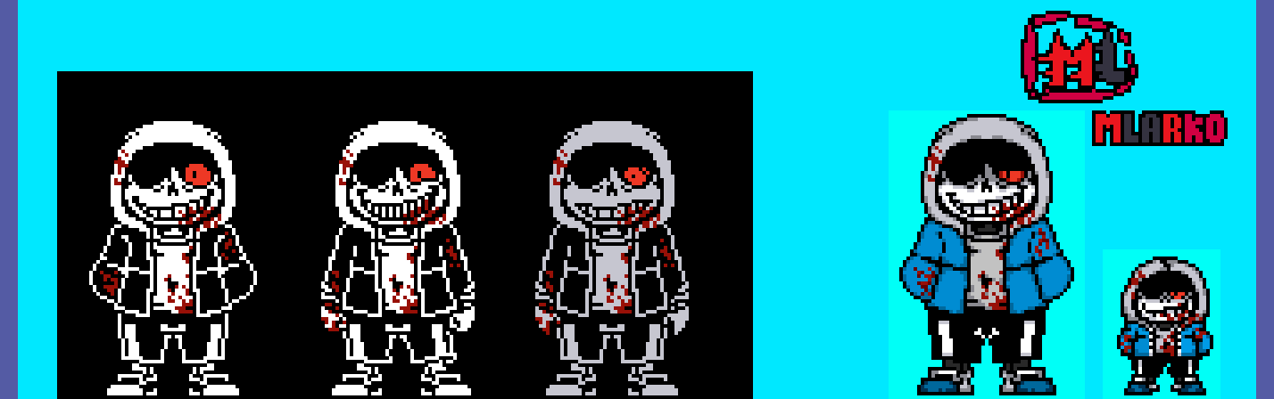 HorrorTale Sans (Canon and Fanon Design) by Mlarko on DeviantArt