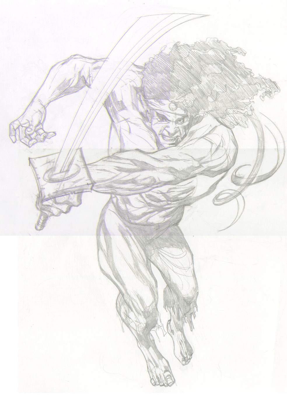 Afro Samurai- pencils