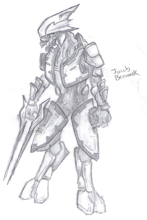 Handrawing Elite Elite sketch by honorhunt on DeviantArt