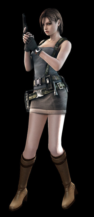 OBJ file Jill Valentine Raccon City Textured Rigged 🏙️・3D