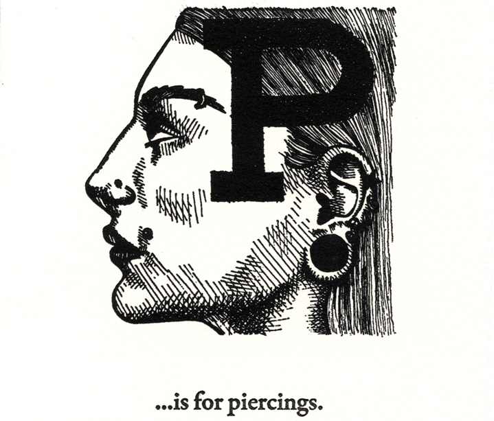 P is for Piercings...