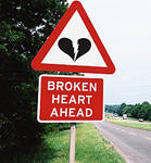 Broken heart ahead x