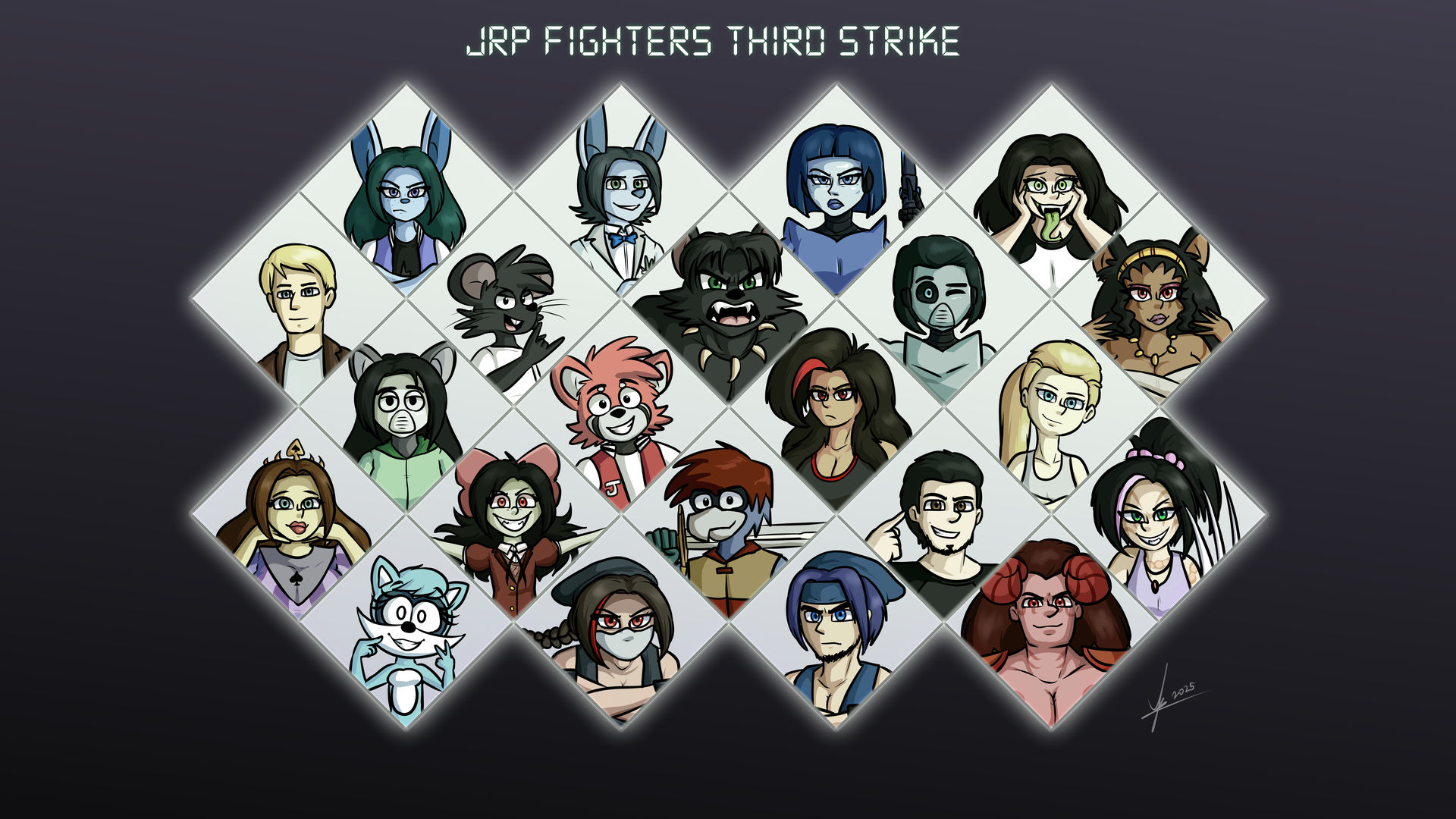 Third Strike First Roster JRP Fighters Third Strike Roster by JoeyRedPanda on DeviantArt