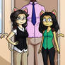 Kit and her parents