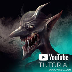 Grinning Demon - YouTube Digital Art Tutorial