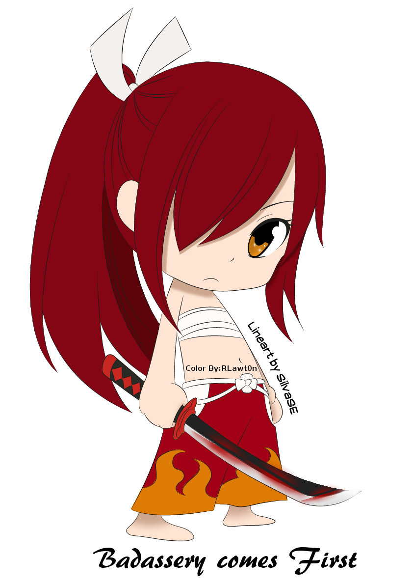 Chibi Erza~ Badassery comes First