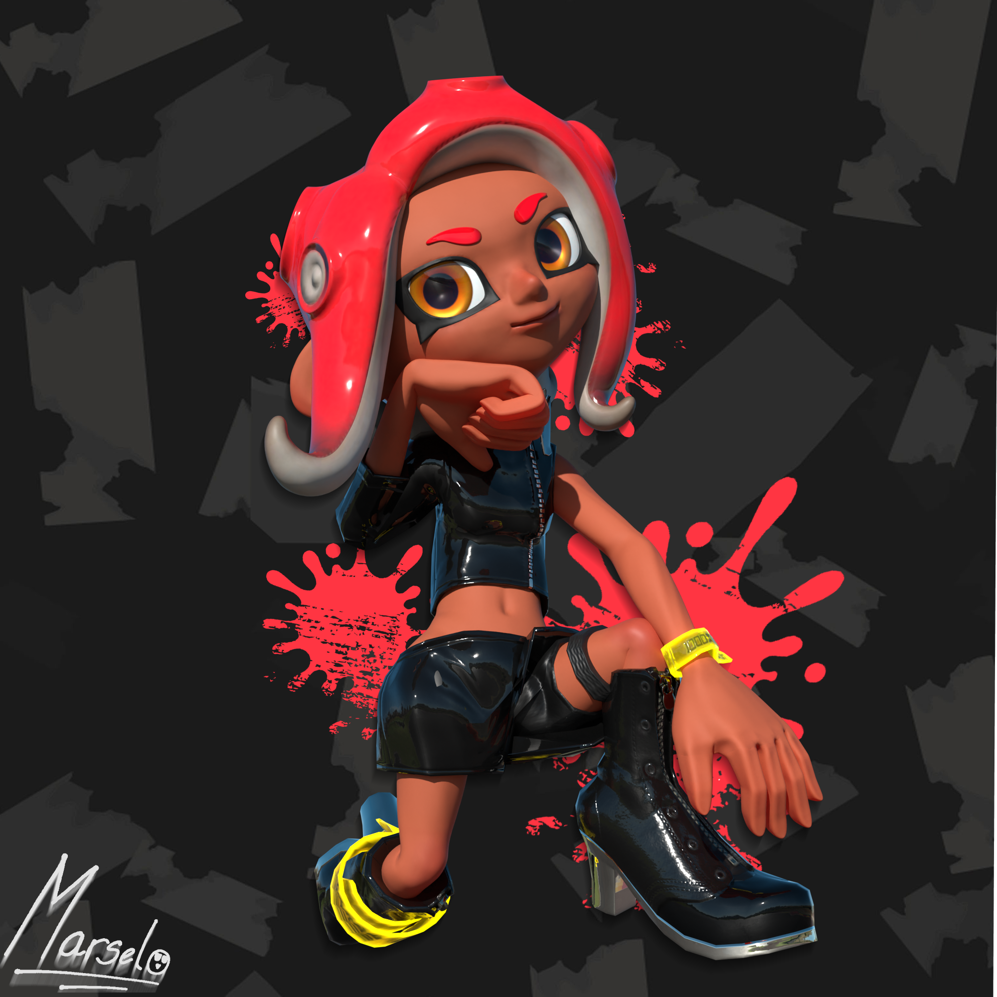 Agent 8 by MarseloRenders on DeviantArt