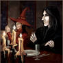 Snape at the teacher's table