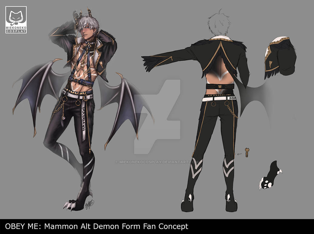 Mammon Obey Me Alt Demon Form by MiekoNekoCosplay on DeviantArt