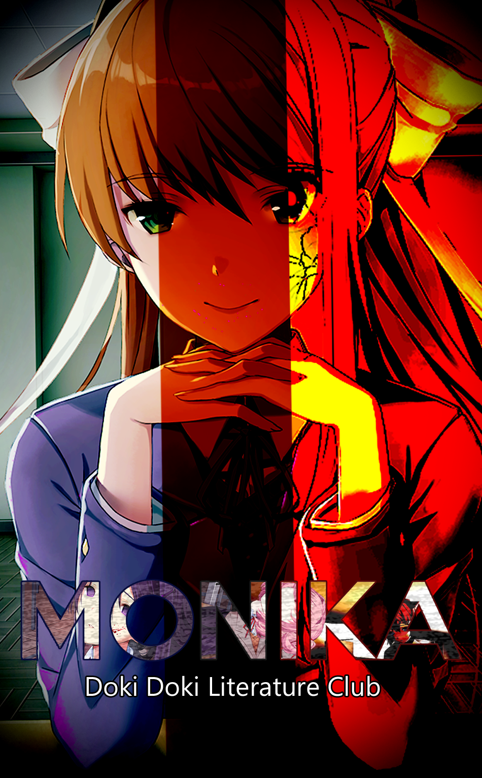 Just monika mobile (iPhone 6) by CoffeeNeeded on DeviantArt