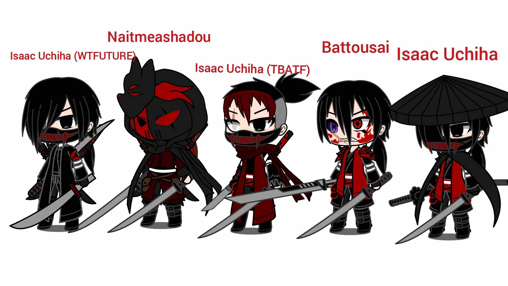 The Main 6 (Gacha Club Edition) by Rain-Fireheart on DeviantArt