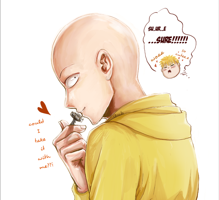 [one-punch man] cute Saitama