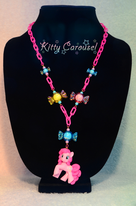 My little pony Pinkie Pie necklace