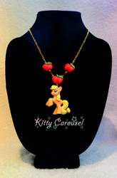 my little pony applejack necklace