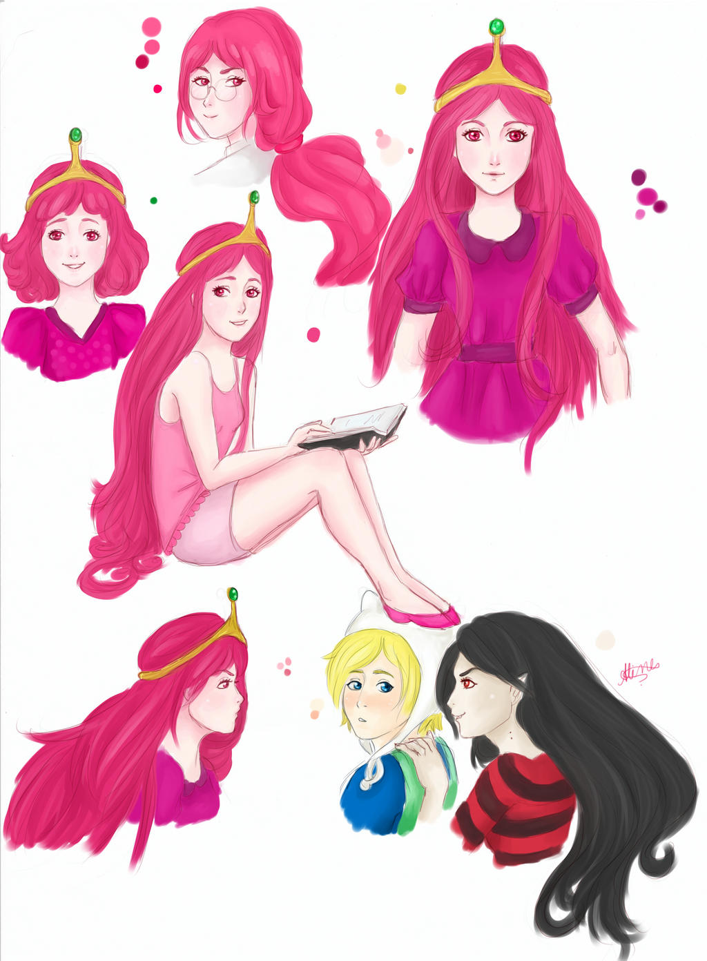 Princess Bubblegum Sketches By Alineshamrock On Deviantart Princess Bubblegum Sketches By Alineshamrock On Deviantart