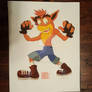 Crash Bandicoot (colored)