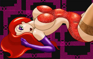 Jessica Rabbit Pin Up Dressed