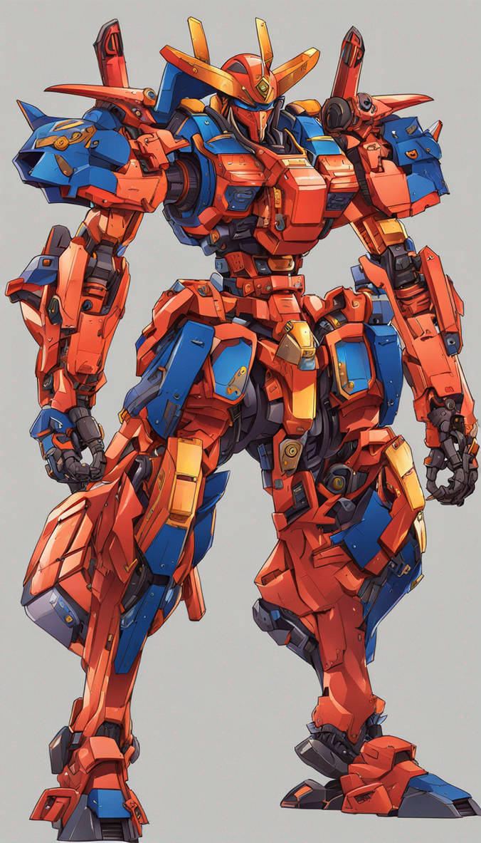Samurai Mech Front Rear Mech Samurai by bushidoj on DeviantArt